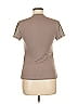 G.I.L.I. 100% Polyester Gray Tan Short Sleeve Top Size 6 - photo 2