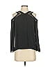 Ramy Brook 100% Silk Black Long Sleeve Silk Top Size XS - photo 1