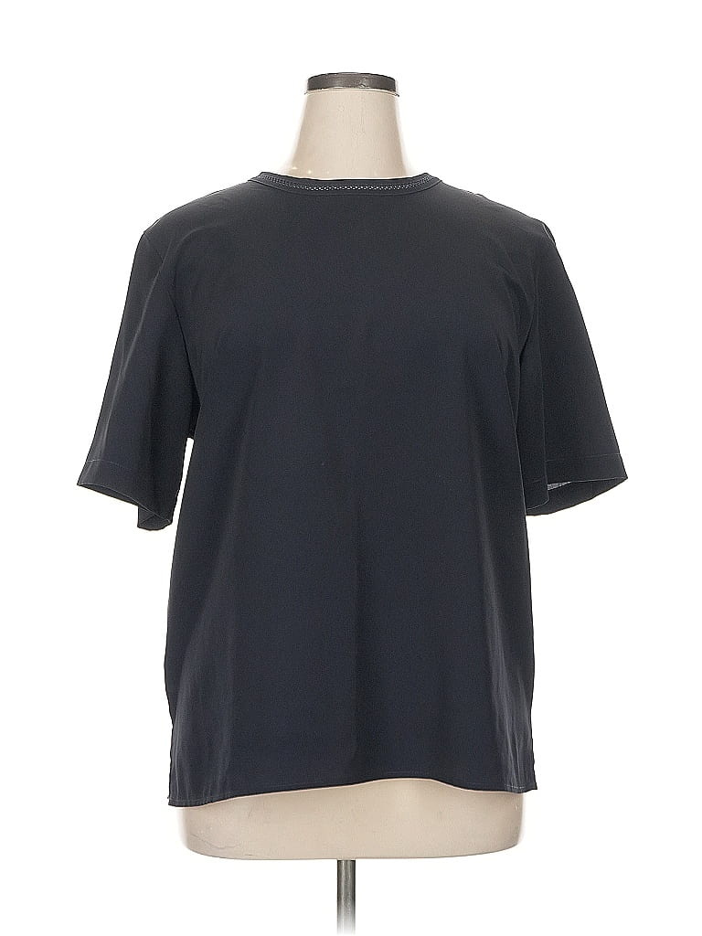 Karen Scott Womens Three Quarter Sleeve Top Blue Size X Large main image 1