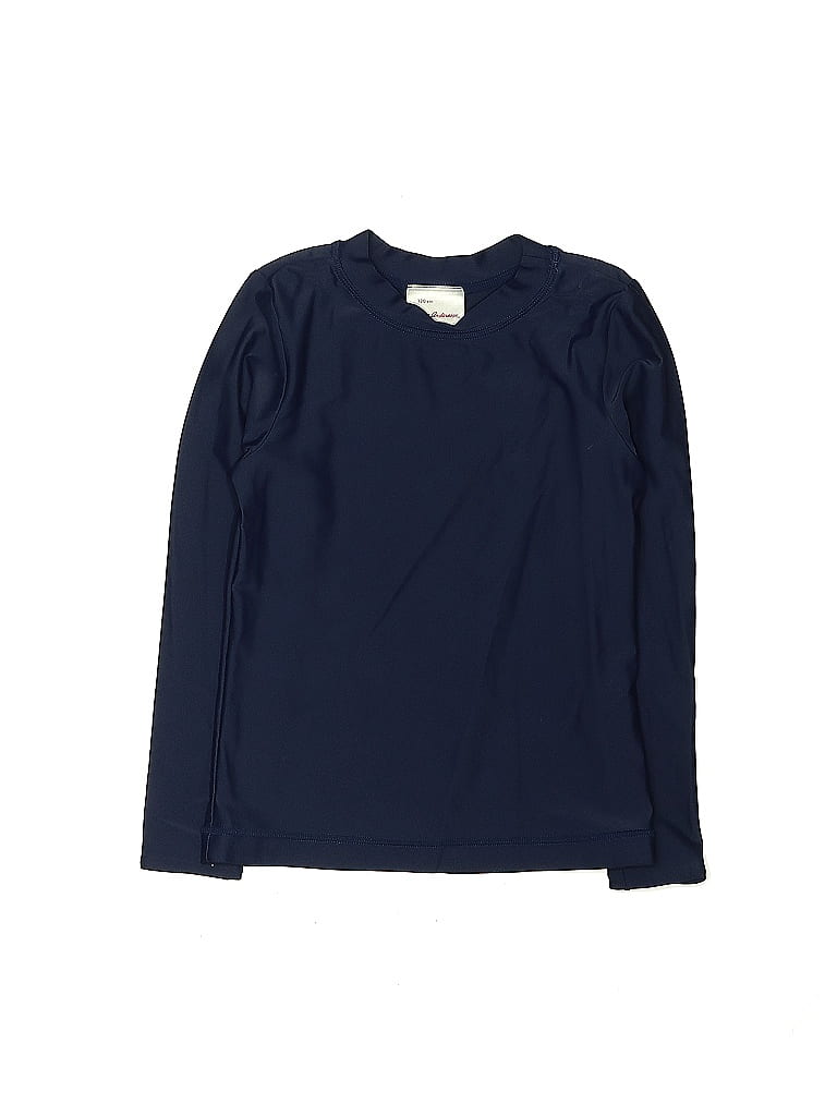 Hanna Andersson Girls Rashguard Swim Shirt 140 (10) Sun Guard