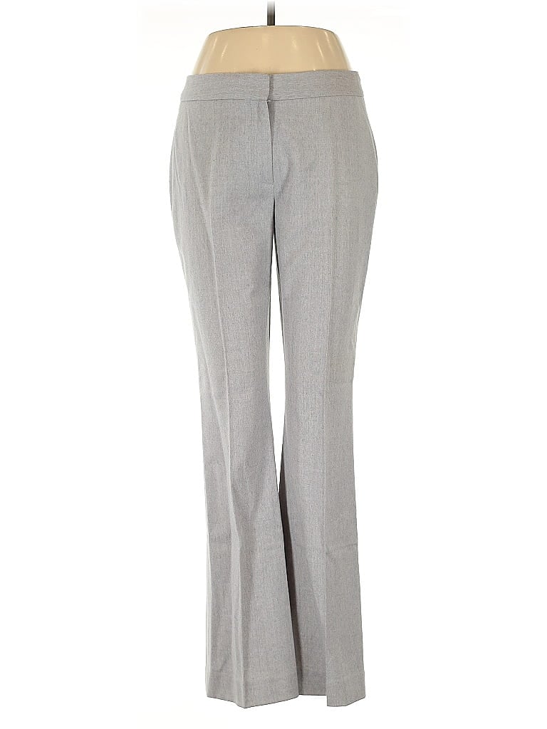Pre-owned Dana Buchman Wool Pants In Gray