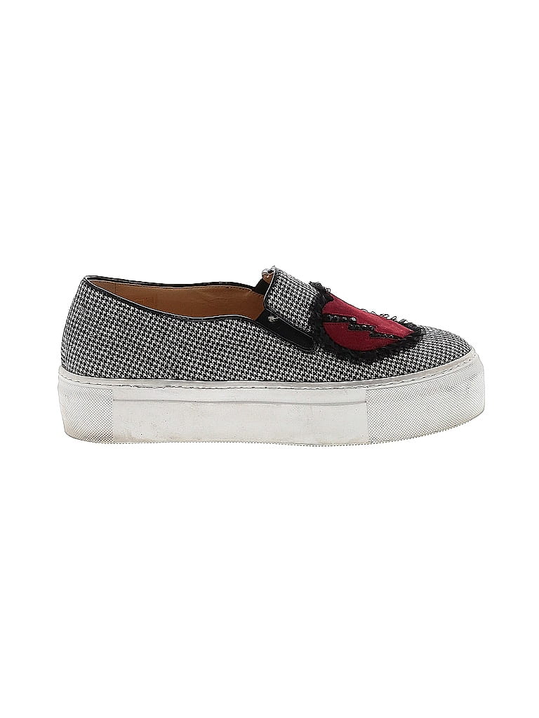 Charlotte Olympia Houndstooth Gray Black Sneakers Size EU 42 (estimated) - photo 1