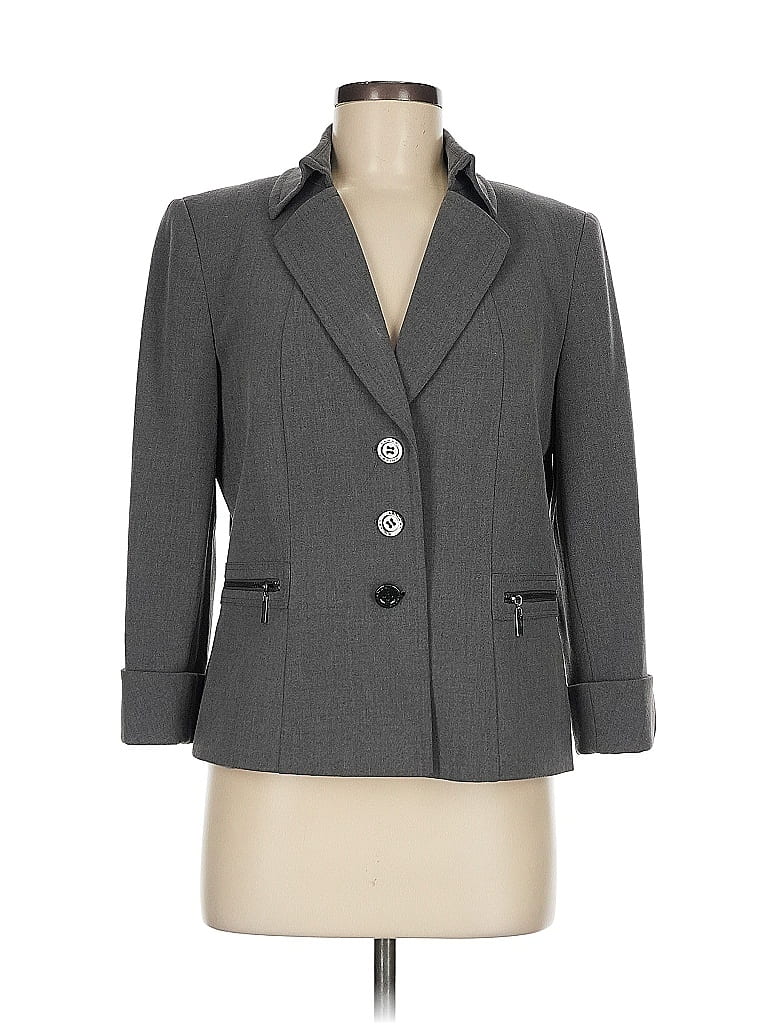 Click to view more detailed imagery on our partner's website Pre-owned Tahari By Asl Blazer Jacket In Gray