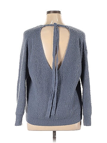 Woven Heart Pullover Sweater (view 2)