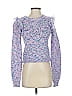 LoveShackFancy Tweed Purple Pullover Sweater Size 4 - photo 1