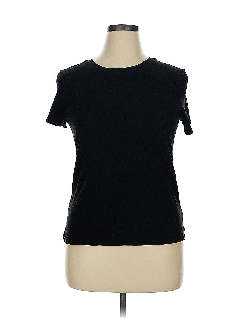 Pre-owned Z Supply Short Sleeve T-shirt In Black