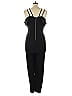 Haute Monde Solid Black Jumpsuit Size L - photo 2