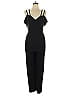 Haute Monde Solid Black Jumpsuit Size L - photo 1