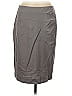 Escada Solid Gray Casual Skirt Size EU 40 / US 10 - photo 1