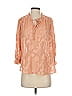 Moon River 100% Polyester Orange 3/4 Sleeve Blouse Size S - photo 1