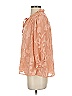 Moon River 100% Polyester Orange 3/4 Sleeve Blouse Size S - photo 5