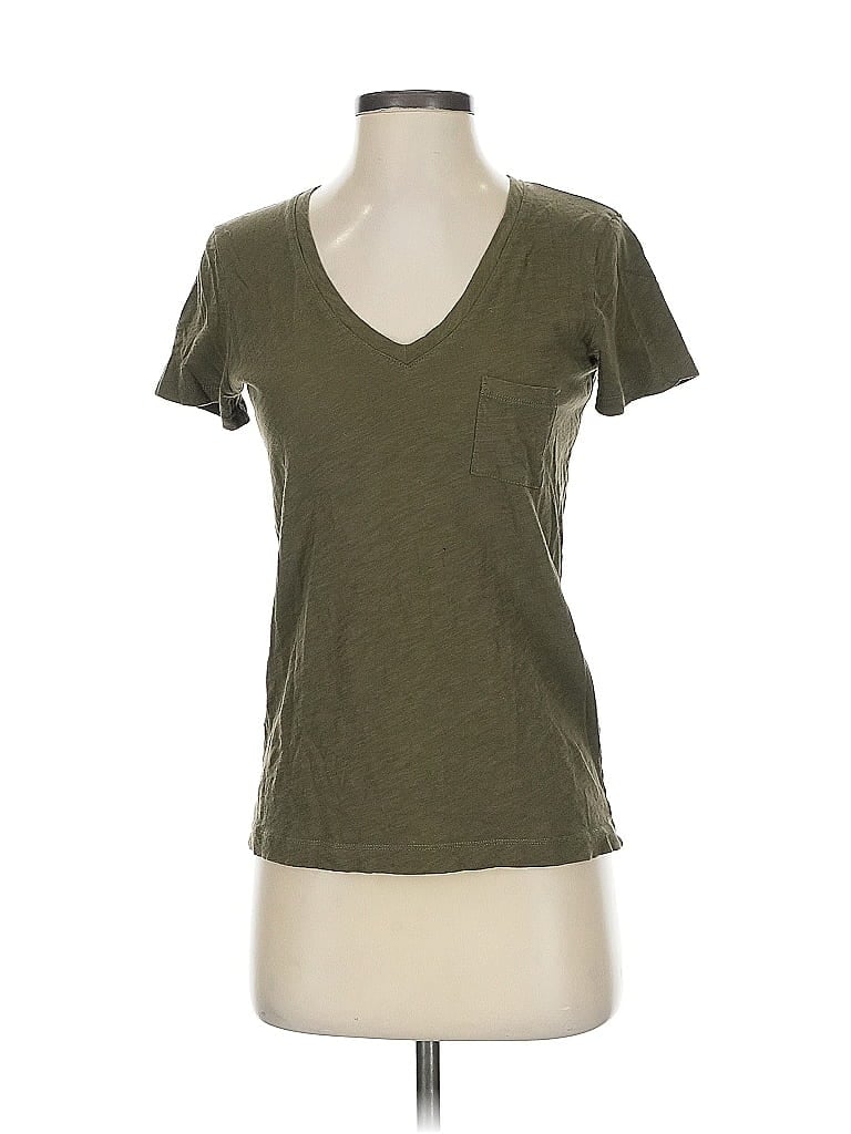 Pre-owned Madewell Short Sleeve T-shirt In Green