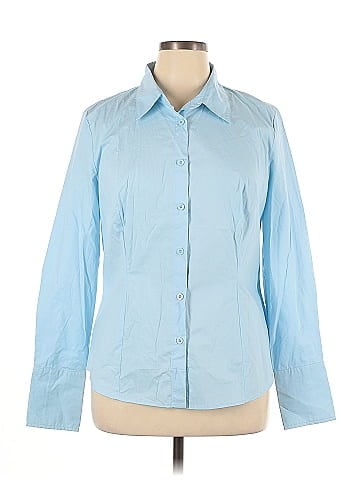 Kate Kasin Long Sleeve Button-Down Shirt (view 1)