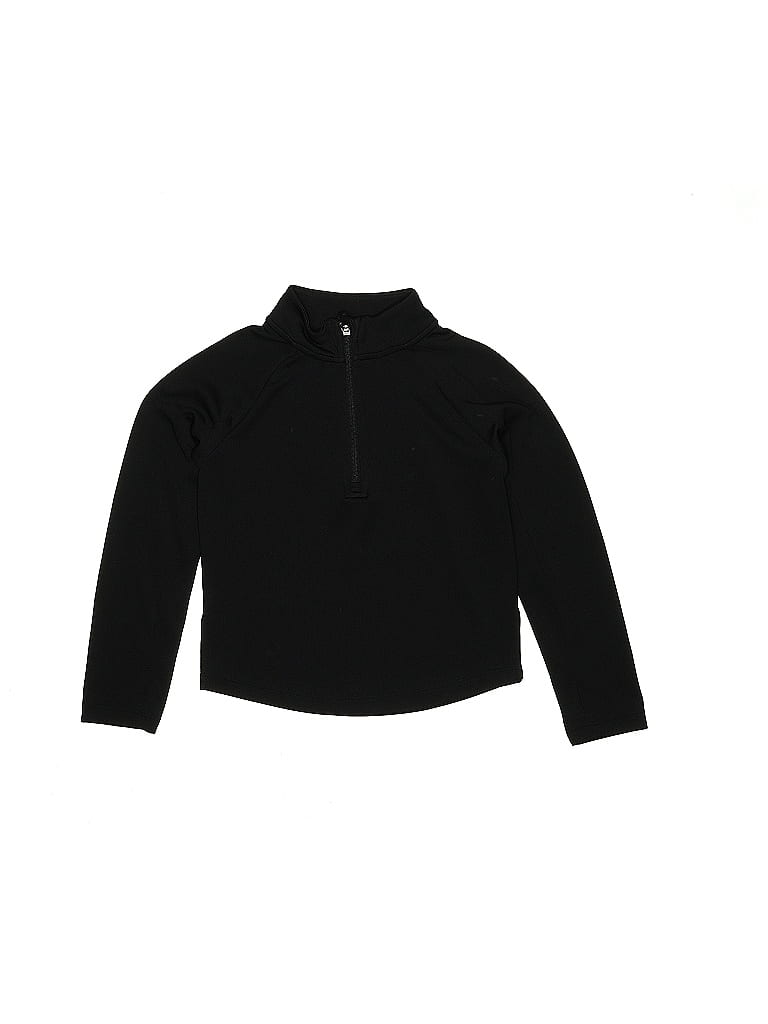 Pre-owned Athletic Works Kids' Track Jacket In Black