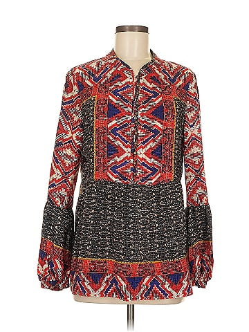 Twelfth Street by Cynthia Vincent Long Sleeve Silk Top (view 1)
