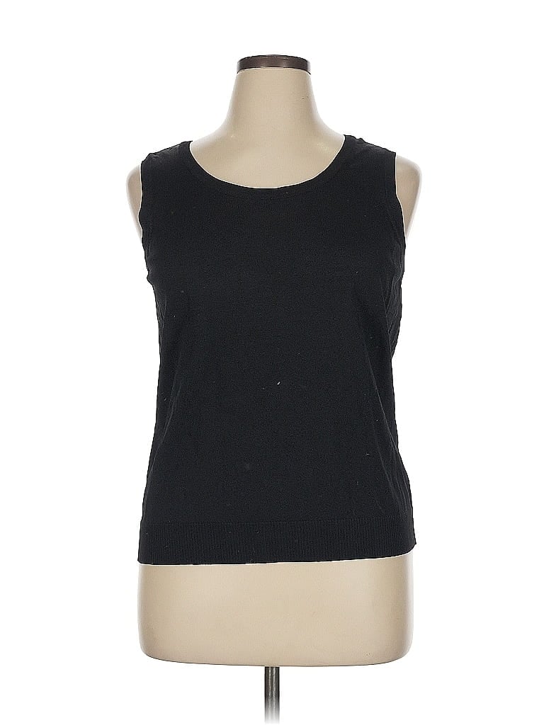Click to view more detailed imagery on our partner's website Pre-owned Caslon Sleeveless T-shirt In Black