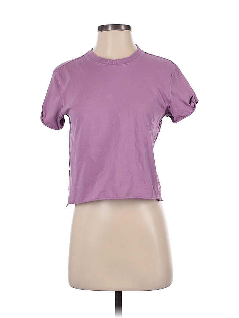 Pre-owned Wild Fable Short Sleeve T-shirt In Purple