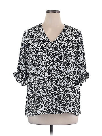 Well Worn 3/4 Sleeve Blouse (view 1)