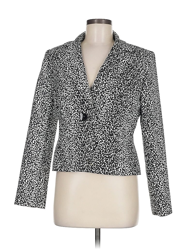 Pre-owned Liz Claiborne Blazer Jacket In White