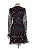 ML Monique Lhuillier 100% Polyester Paisley Black Casual Dress Size 4 - photo 2