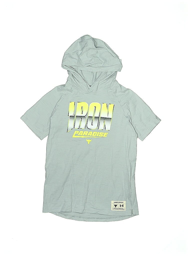 Click to view more detailed imagery on our partner's website Pre-owned Under Armour Kids' Short Sleeve T-shirt In Green