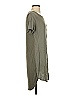 Splendid 100% Viscose Solid Gray Green Casual Dress Size S - photo 4