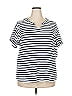 CG-L-CG Stripes White Short Sleeve T-Shirt Size 2X - photo 1