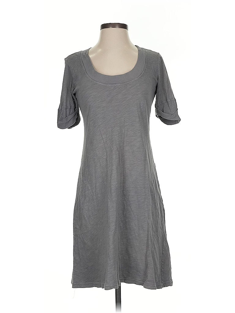 Pre-owned James Perse Casual Dress In Gray