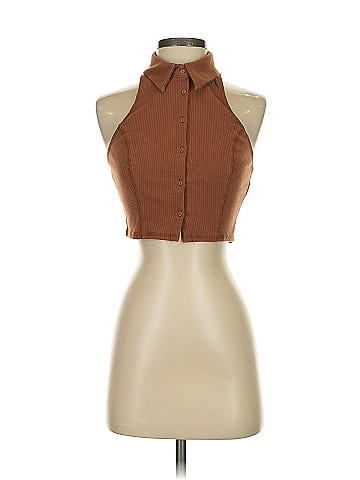 Urban Outfitters Sleeveless Button-Down Shirt (view 1)