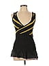 Just Cavalli Stripes Black Gray Sleeveless Top Size EU (IT) 44 / US 8 - photo 1