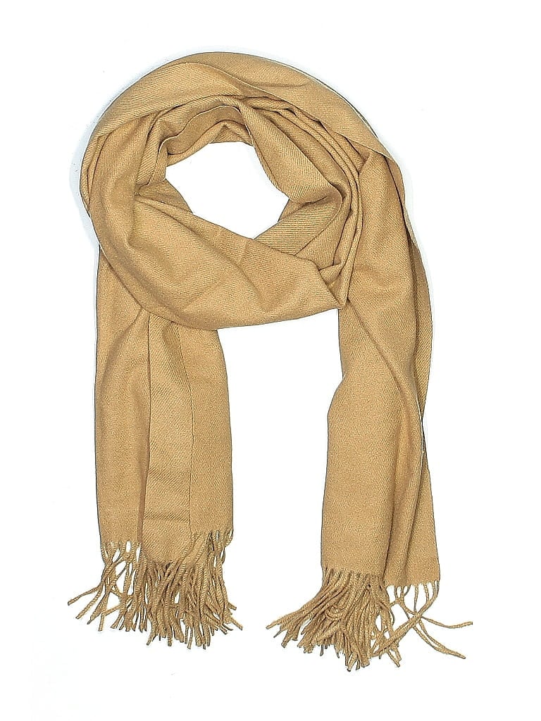 Pre-owned Assorted Brands Scarf In Brown