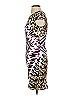 Just Cavalli Graphic Purple Pink Cocktail Dress Size XS - photo 5