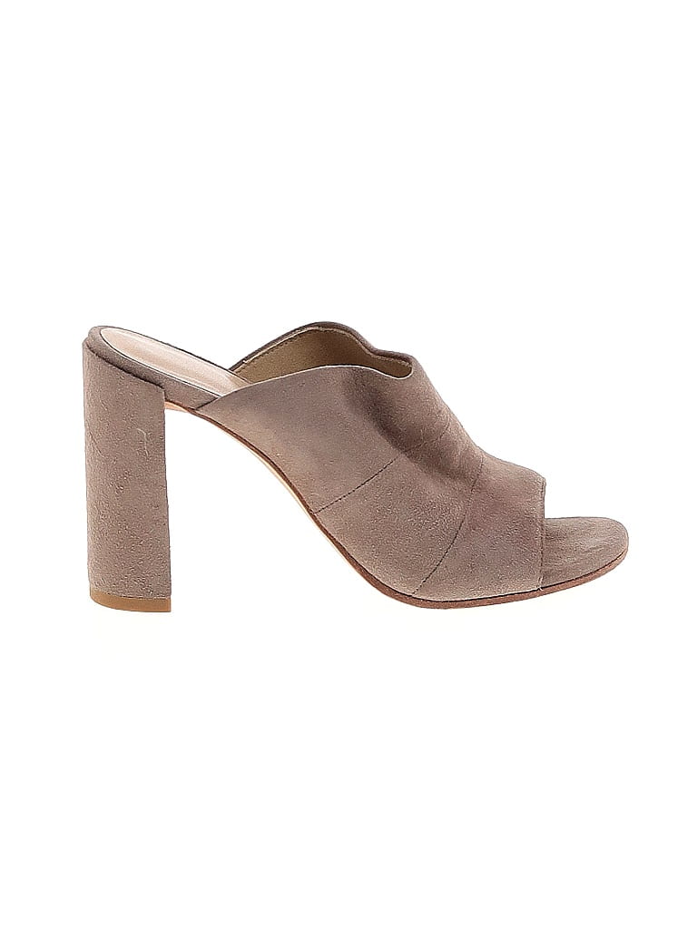 Stuart Weitzman Gray Tan Mule/Clog Size 6 - photo 1