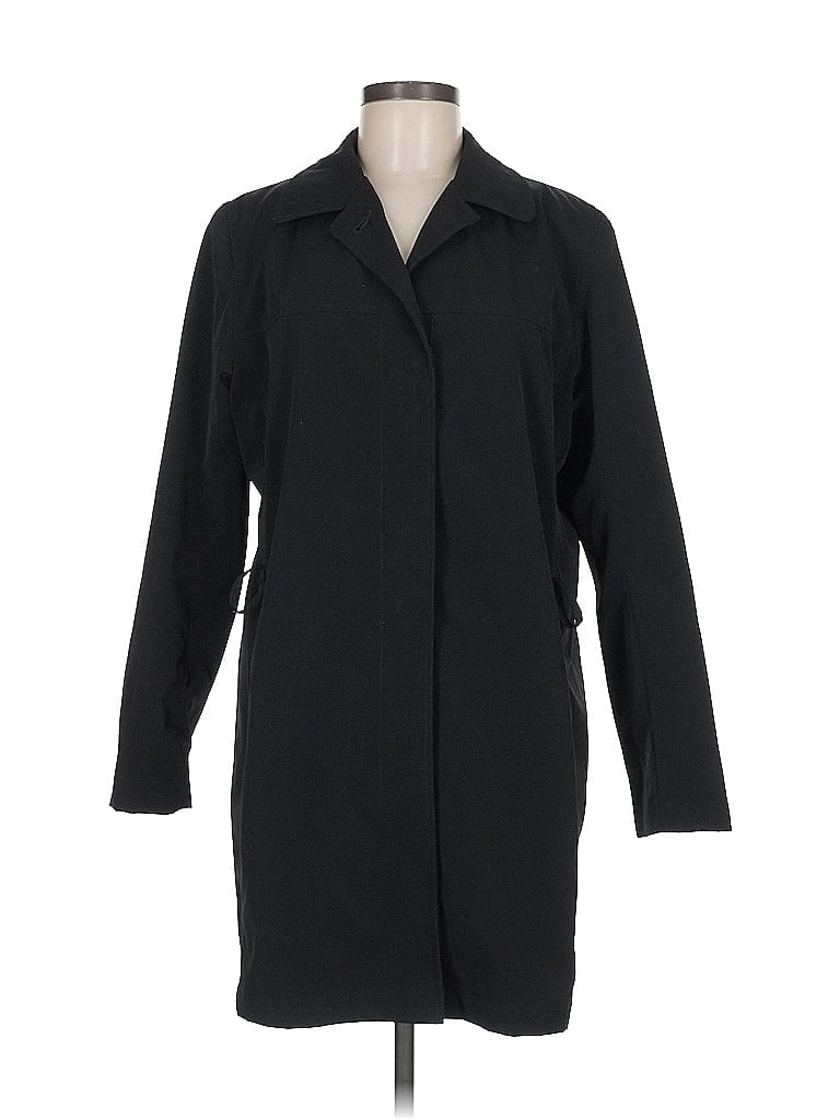 London Fog 100% Polyester Black Coat Size M - photo 1