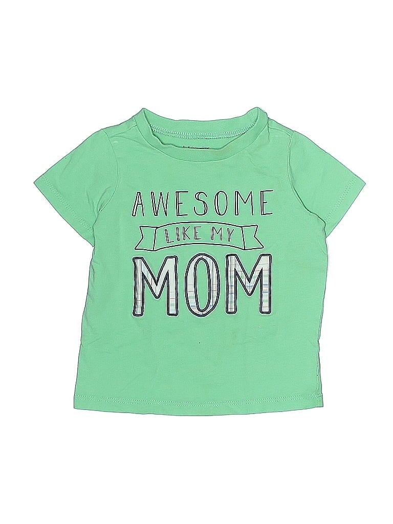 First Impressions 100% Cotton Green Short Sleeve T-Shirt 9-12 MO / 12 MO - photo 1