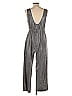 Carolina Ritzler Metallic Gray Silver Jumpsuit Size EU (FR) 42 / US 10 - photo 2