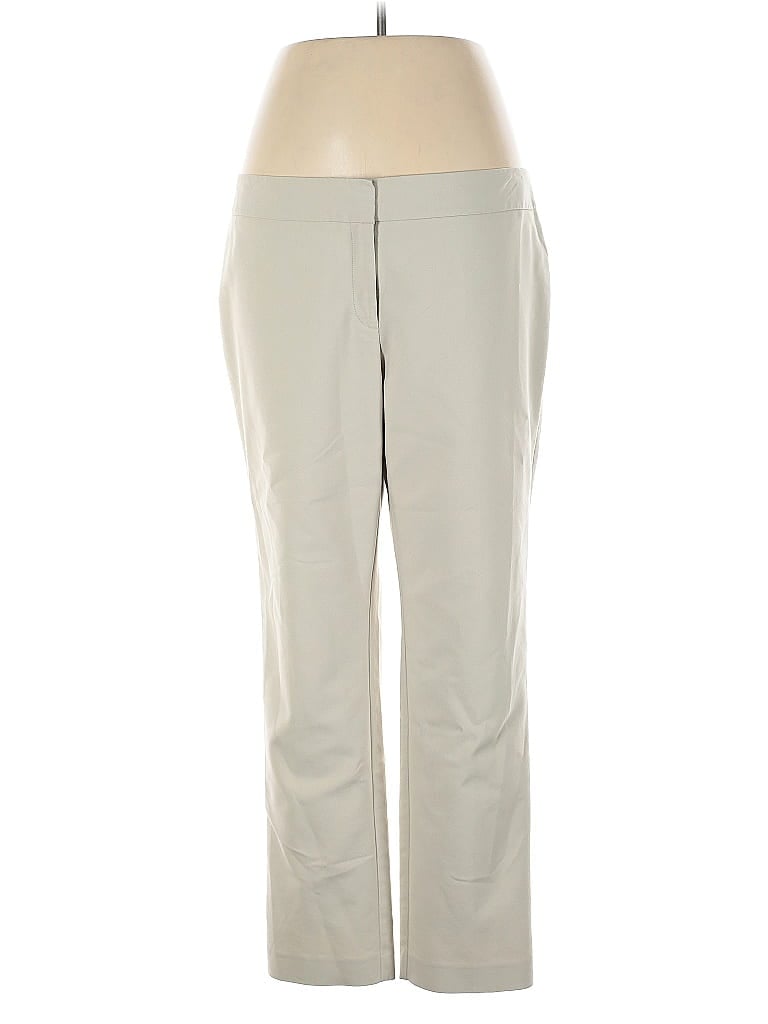 Ann Taylor Factory Solid Gray Casual Pants Size 14 - photo 1