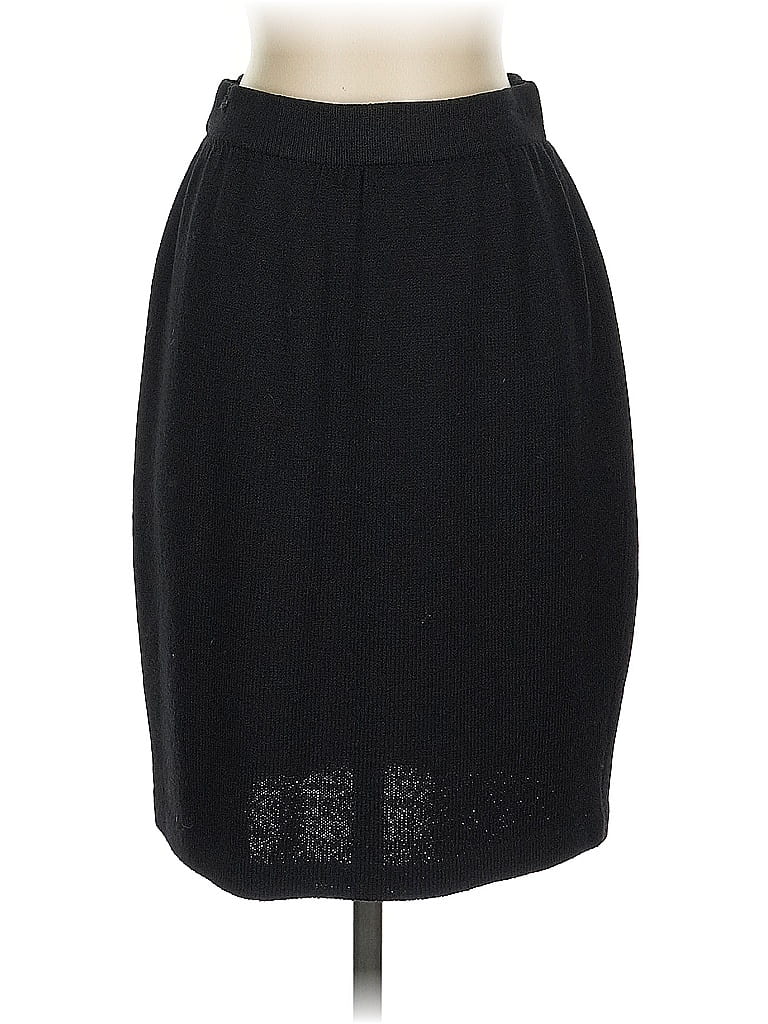 Pre-owned St John Formal Skirt In Black