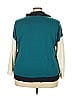 T by Talbots Color Block Teal Pullover Sweater Size 3X - photo 2