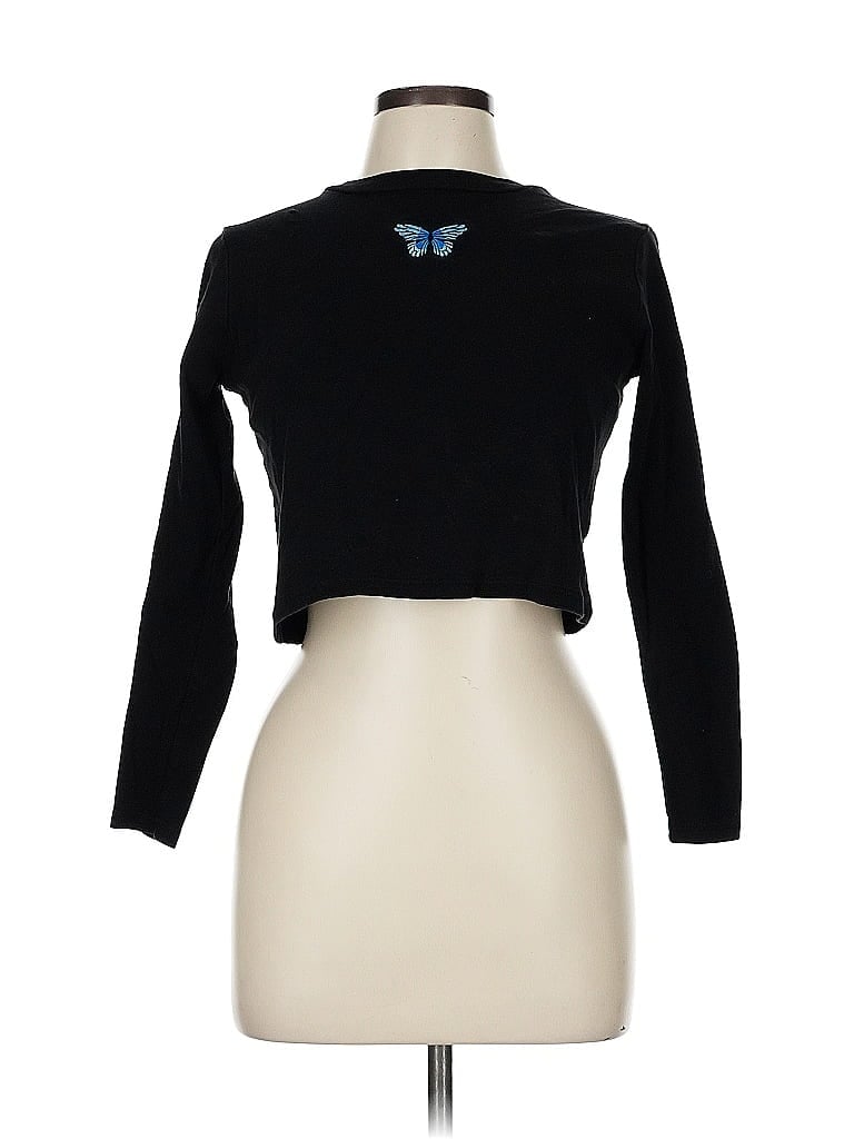 Pre-owned Boohoo Long Sleeve Turtleneck In Black