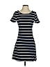 Assorted Brands Stripes Blue Casual Dress Size XS - photo 1
