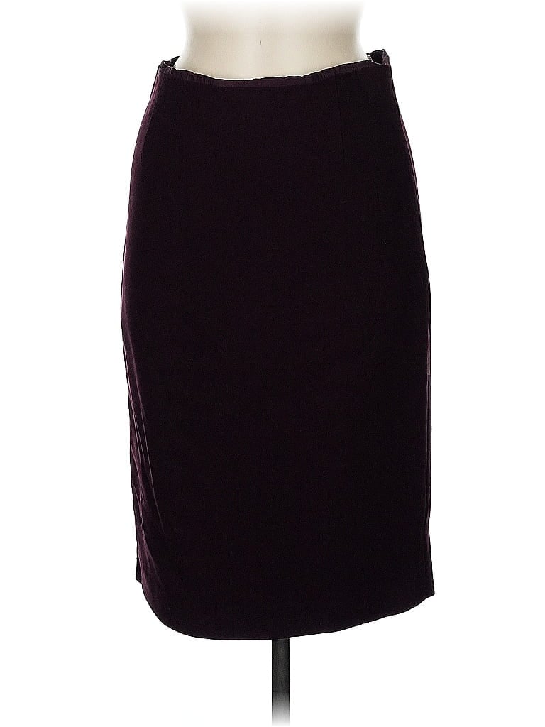 Pre-owned Lk Bennett Formal Skirt In Burgundy