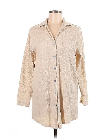 Belle By Kim Gravel 3/4 Sleeve Button-Down Shirt (view 1)