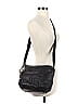 Stone Mountain Solid Blue Black Leather Crossbody Bag One size - photo 2