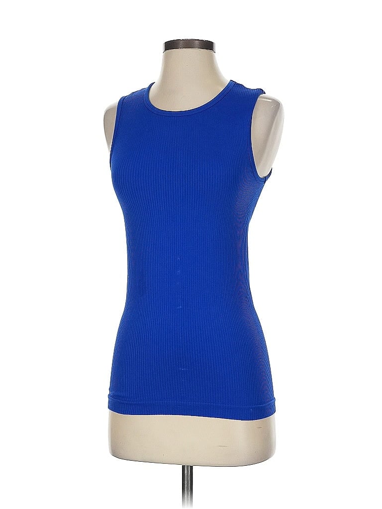 Pre-owned Athleta Sleeveless T-shirt In Blue