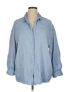 Casa Cabana 3/4 Sleeve Button Down Shirt
