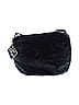 Stone Mountain Solid Blue Black Leather Crossbody Bag One size - photo 3