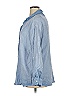 Casa Cabana 100% Cotton Blue 3/4 Sleeve Button-Down Shirt Size XL - photo 5