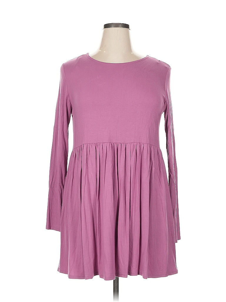 Azules Purple Long Sleeve Top Size XL - photo 1