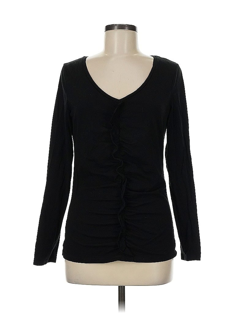 Click to view more detailed imagery on our partner's website Pre-owned Ann Taylor Long Sleeve T-shirt In Black